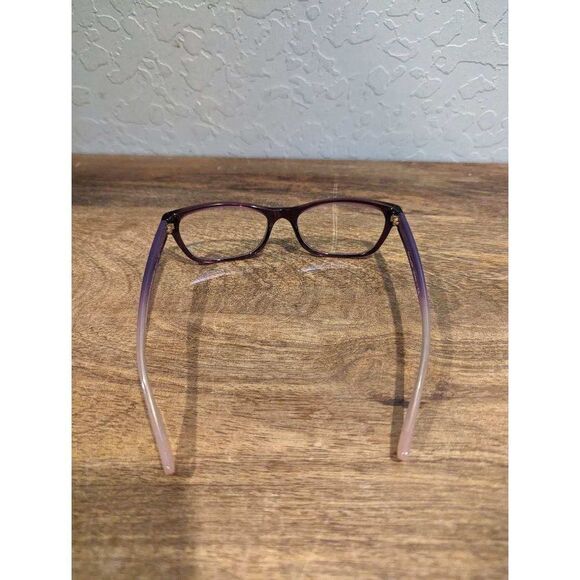 COACH, HC6082, Color 5351 Crys Plum/Crys Plum Blush Grad, glasses - Picture 8 of 9